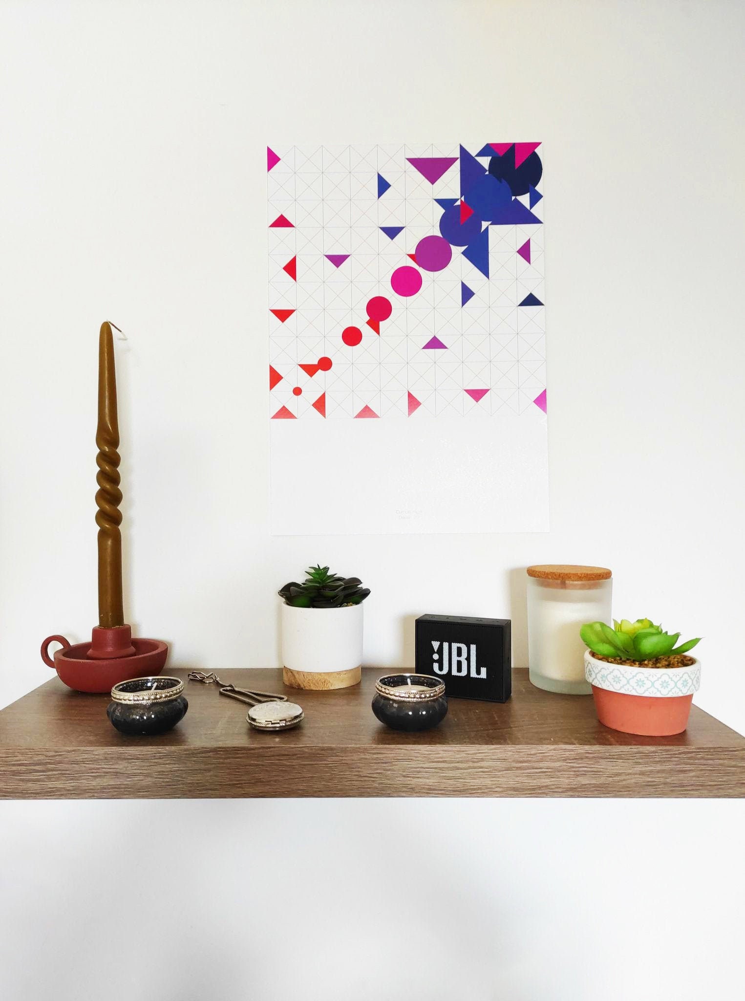 Affiche, Dessin Coloré