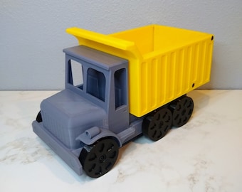 Dump Truck / Large / Montessori Toy / 3D Printed