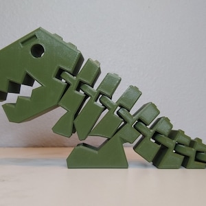 Large Flexible T-Rex / Toy Action Figure / 3D Printed