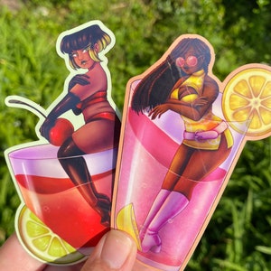 Summer Beverages Stickers Set | Waterproof Vinyl Pin-Up Stickers