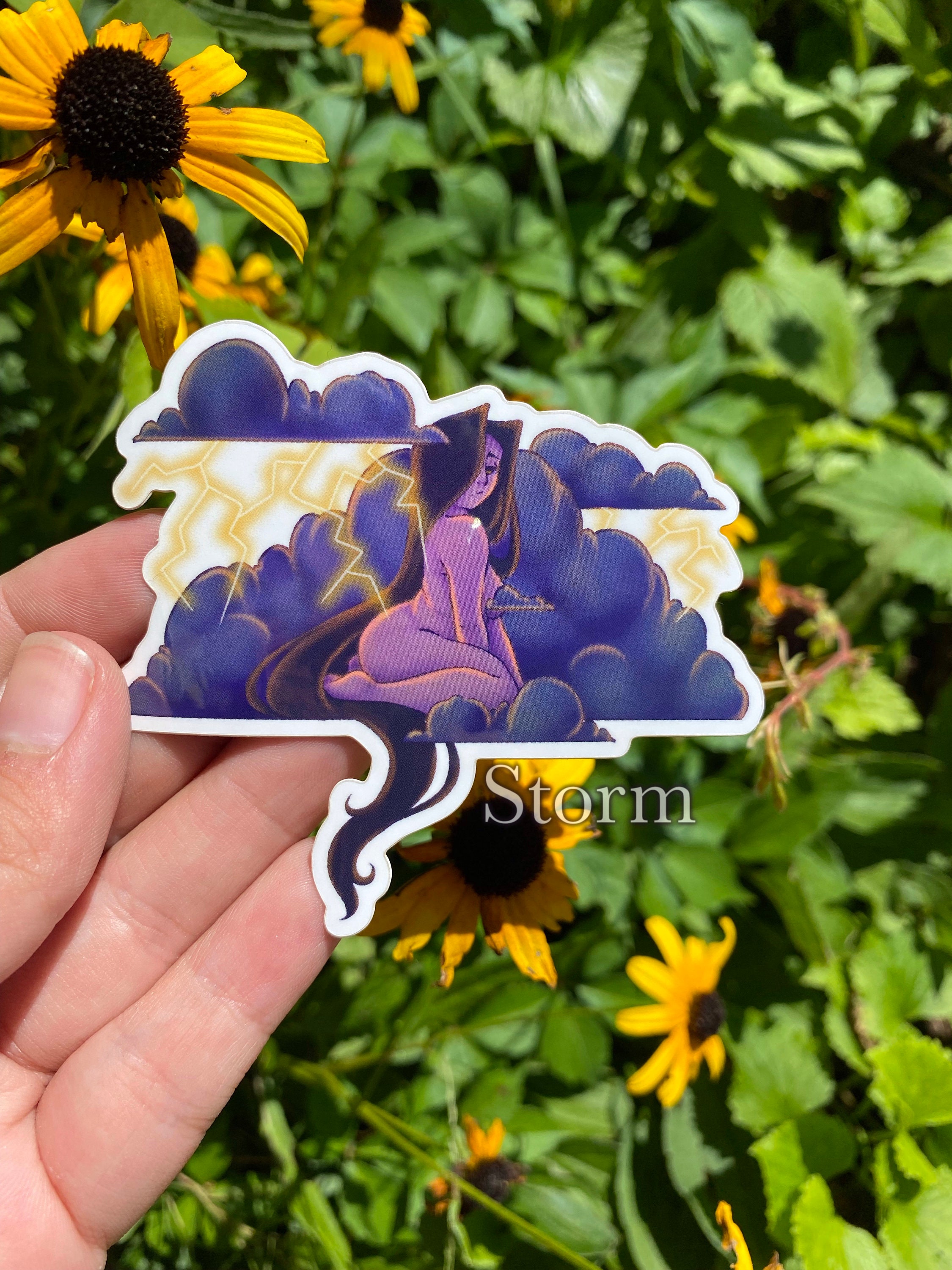 Cloudy Girls Sticker Set | Glossy Waterproof Vinyl Stickers - Etsy