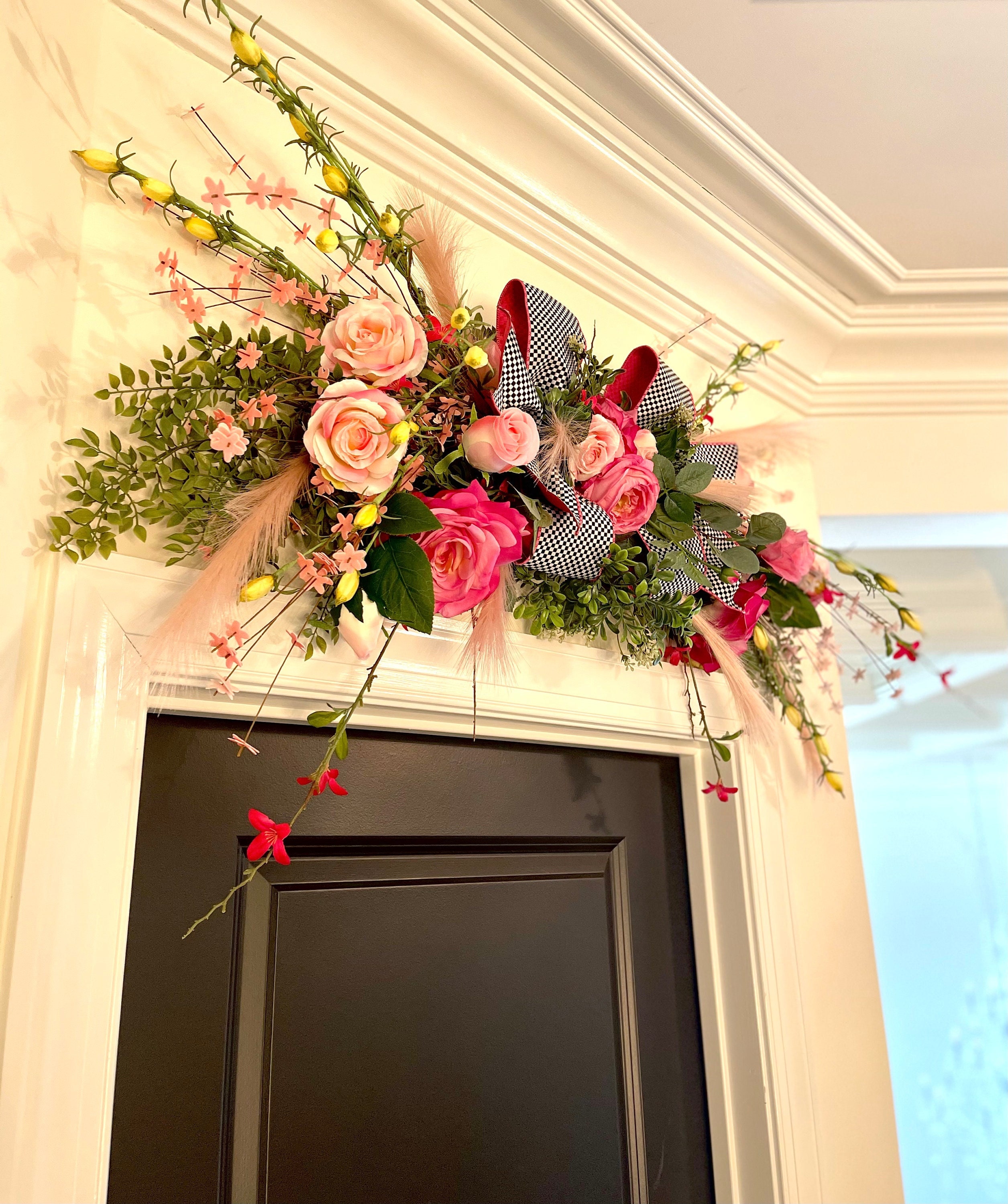 Over Door Swag/over Bed Swag/over Mirror Swag/over Furniture Etsy