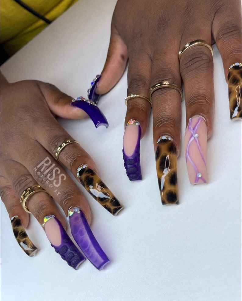 Semi Curve Coffin Nail Tips HIGH DEMAND Etsy