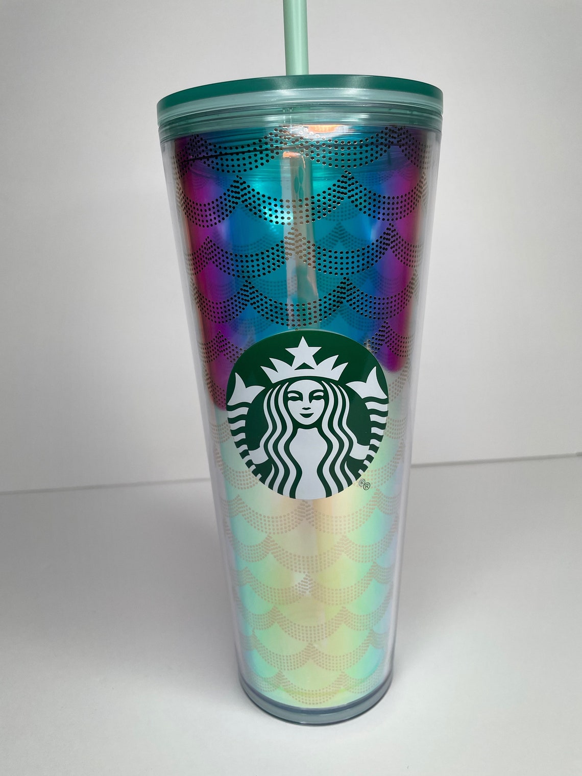 Mermaid Iridescent Starbucks 24oz Tumbler Limited Edition | Etsy