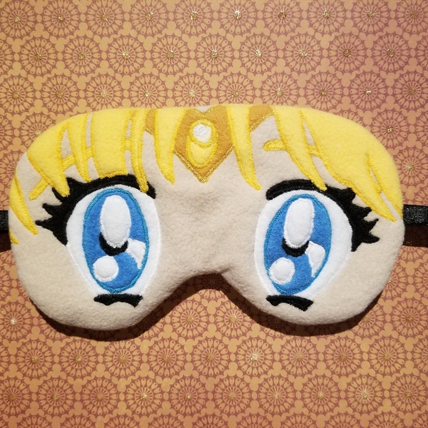 Anime Sleep Mask --Cosplay, Anime, Cozy Fleece, Anti-pill, Light Blocking Eye Mask