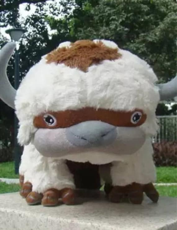 Appa Plush Flying Bison Appa Plushie Sky Bison Appa | Etsy