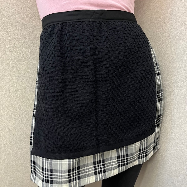 Half Apron with Terry Towel in One, Skirt Apron with Attached Towel