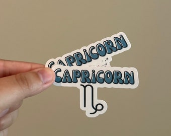 Capricorn sticker | Capricorn star sign sticker | Capricorn laptop sticker | Capricorn love sticker