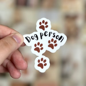 Hundeaufkleber | Hunde Person Aufkleber | Süßer Hundeaufkleber | Doggy Love Sticker | Hunde Sticker