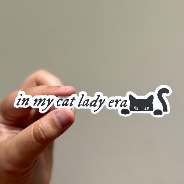 cat lady era sticker | cat lady sticker | cat lover sticker | cat sticker | eras inspired sticker