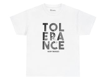 Ruby Bridges Tolerance Unisex Tee | Black History Shirt | Civil Rights and Human Rights | School Integration | theRESISTANCE.