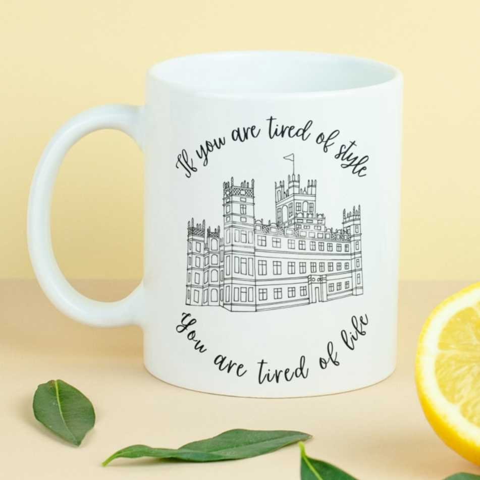Downton Abbey Mug Highclere Lady of the Manor Etsy