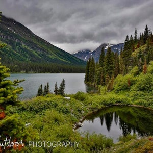 Lake Josephine, Glacier National Park, Montana.  Available in multiple formats.