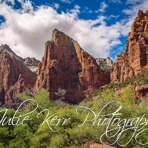The Three Patriarchs, Zion National Park, Utah.  Available in multiple formats.