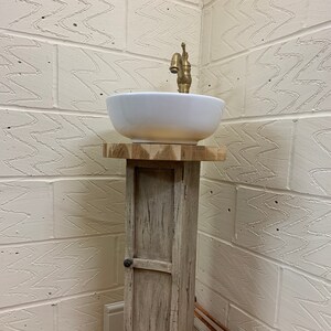 Lavabo de baño de la unidad de esquina totalmente único | Etsy