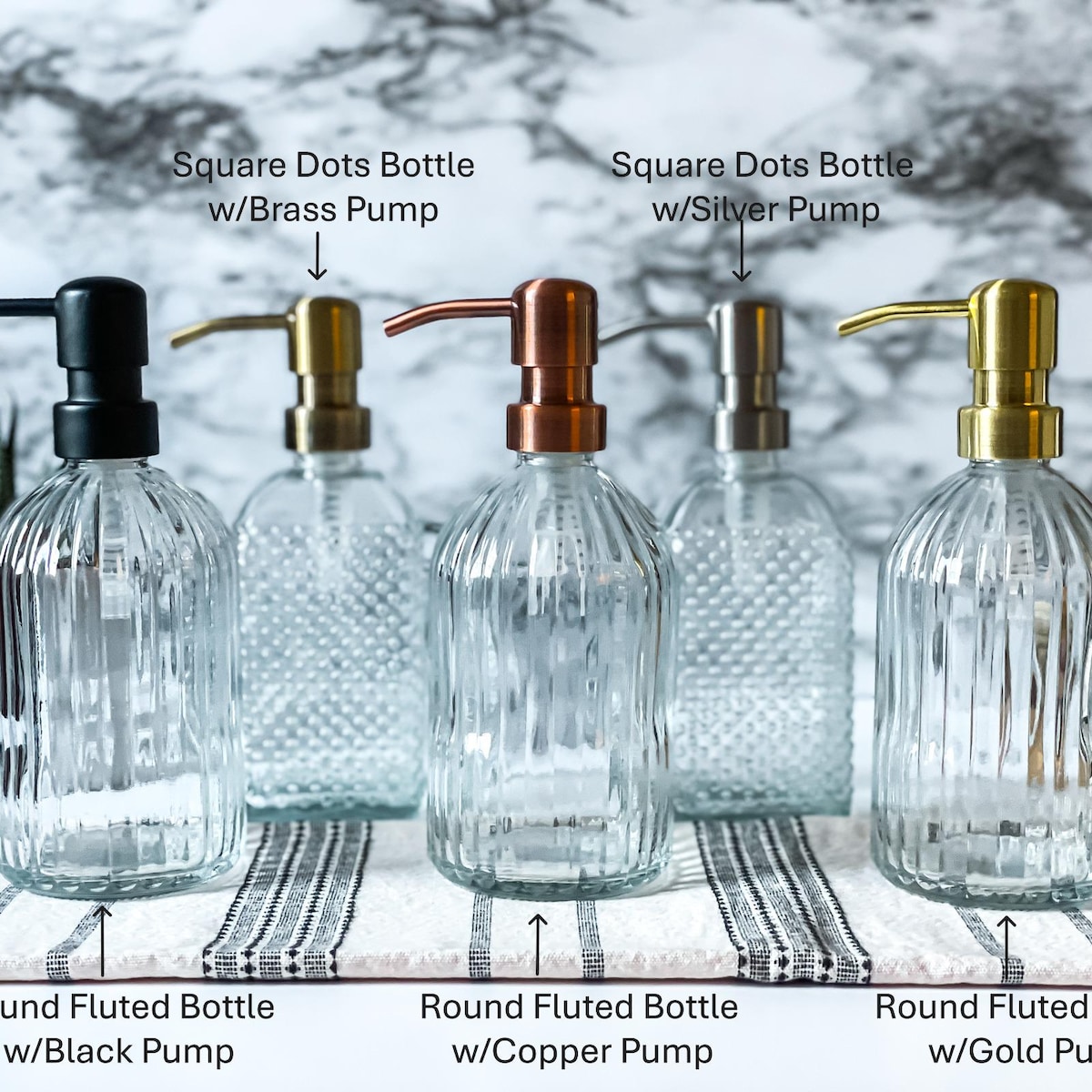 Vintage 14 Oz. Glass Liquid Soap Dispenser Bottle | Refillable | Hand Soap or Dish Soap | 304 Stainless Steel Metal Pump | Gift | Apothecary - Etsy