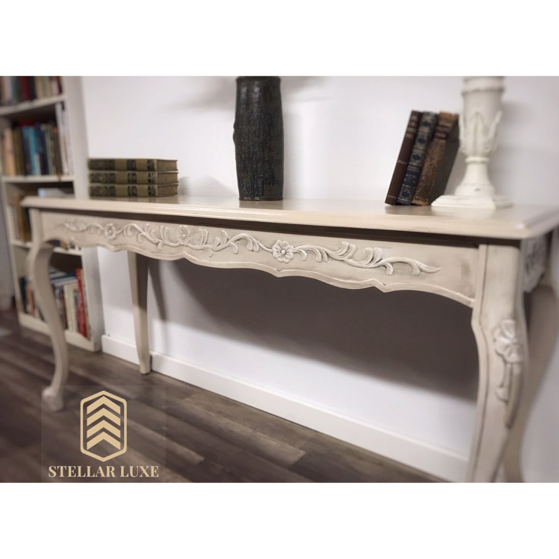 SOLD Shabby Chic Sofa Table or Entry Table Etsy