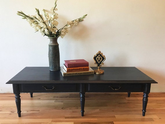 SOLD Vintage Solid Maple Ethan Allen Coffee Table Etsy UK