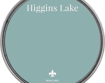 Higgins Lake  -One Hour Enamel Wise Owl Paint perfect for cabinets, furniture and walls. Quick drying and self leveling