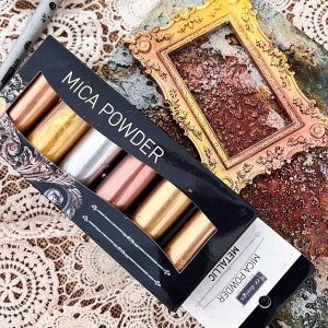 Metallic Mica Powder Set - 6 Colors 5g Each