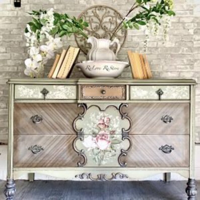 Cherub Stamp \u2219 ReDesign with Prima \u2219 FLORAL SCRIPT \u2219 Clearly Aligned Decor Stamps \u2219 Acrylic Stamp \u2219 Wall Stamp \u2219 French Stamp New!