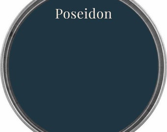 Poseiden -One Hour Enamel Wise Owl Paint perfect for cabinets, furniture and walls. Quick drying and self leveling