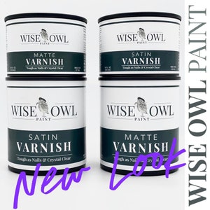 Wise Owl Varnish Matte and Satin Finish