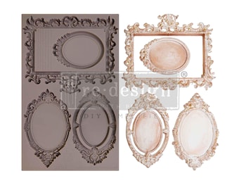 NEW - LUCIAN Mould by redesign with Prima, *Food Safe*, Resin, Clay, Furniture Embellishments