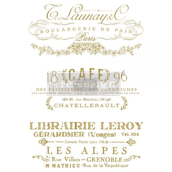 French Furniture Decals Etsy