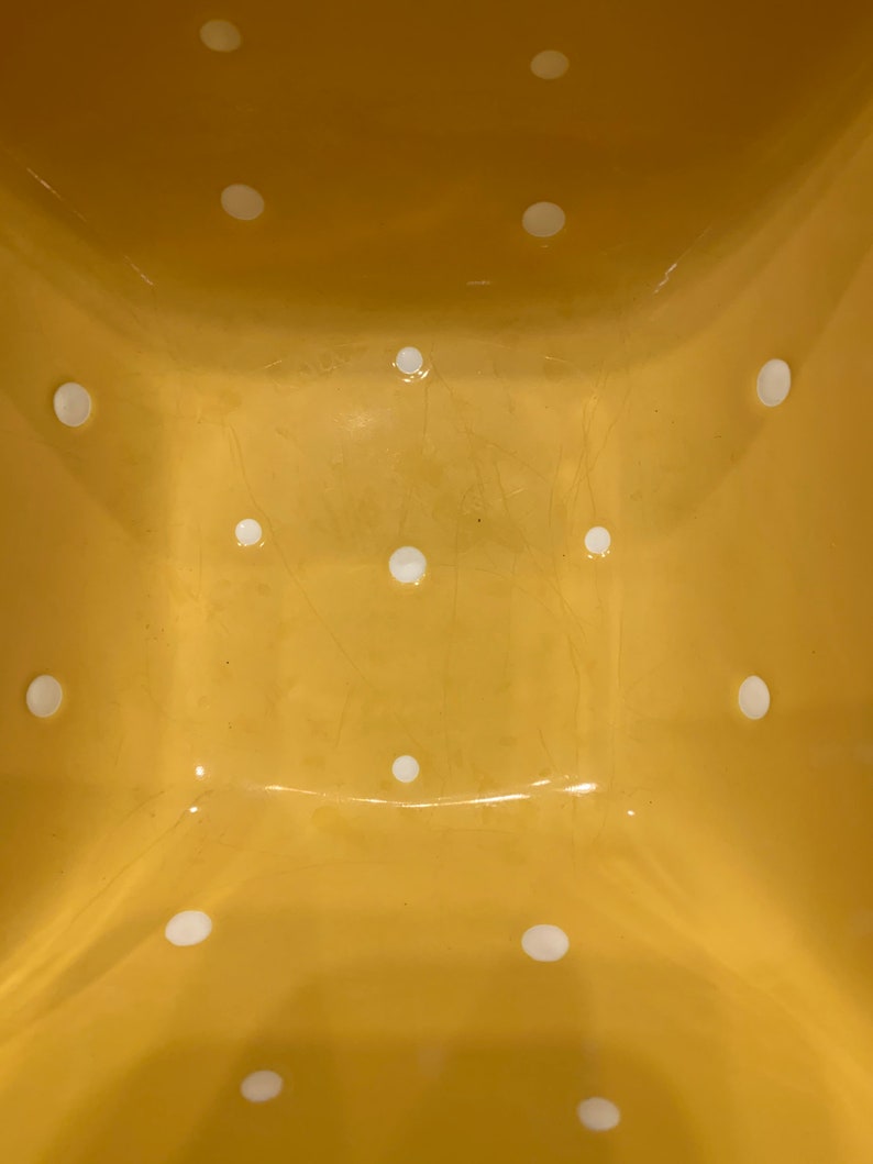 Temptations Ovenware Yellow Polka Dot 5 Piece Bakeware Etsy