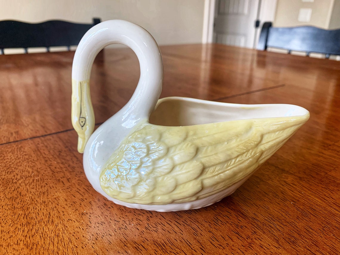 Vintage Belleek Swan Gravy/sauce/creamer 6th Green Mark Etsy