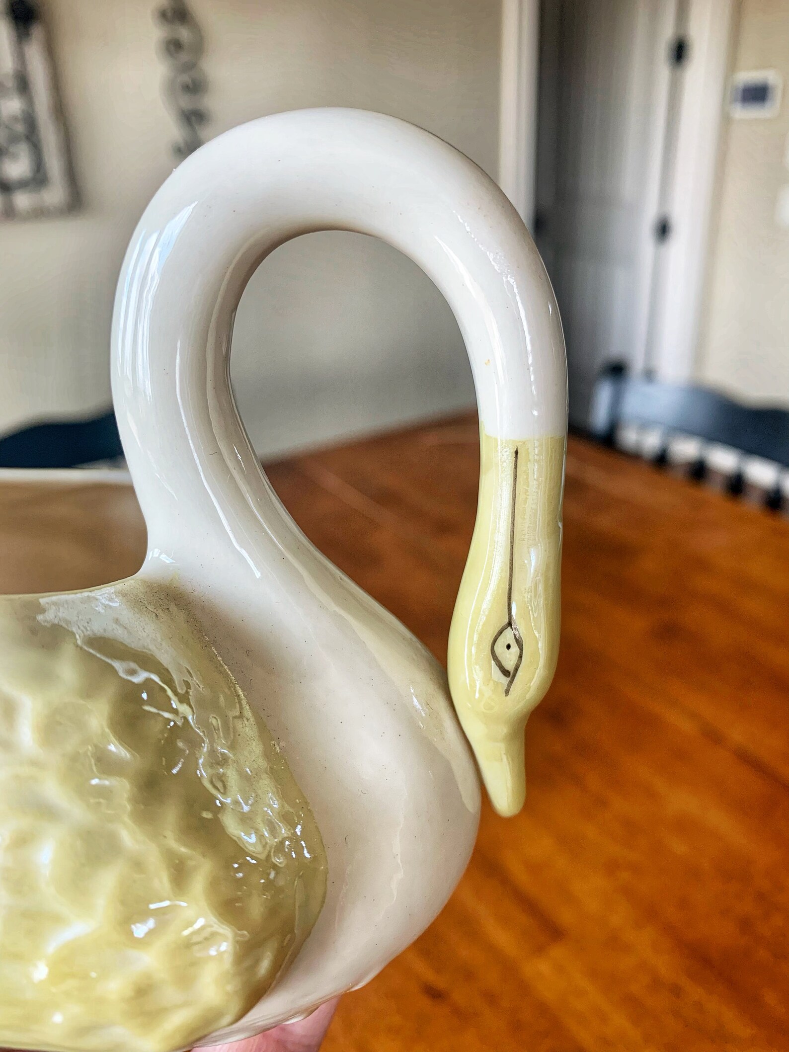 Vintage Belleek Swan Gravy/sauce/creamer 6th Green Mark Etsy