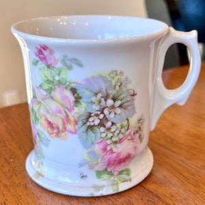 Antique Shaving Mug Floral Made In Germany