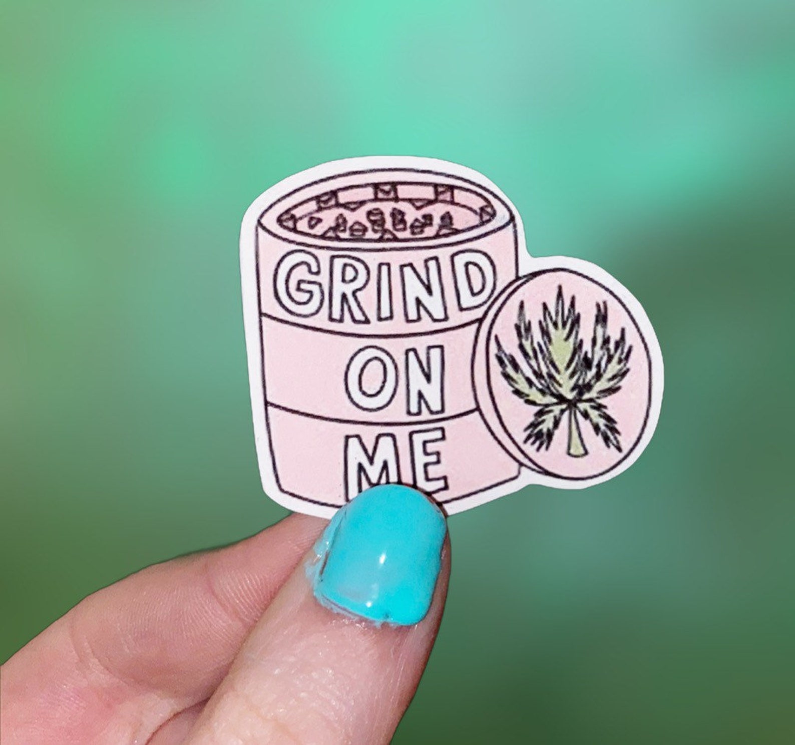 Girly Stoner Stickers Stoner Girl Sticker Weed Stickers Etsy