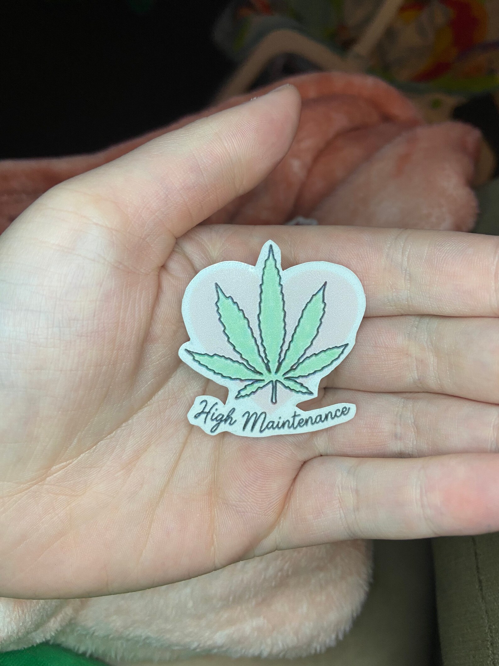 Girly Stoner Stickers Stoner Girl Sticker Weed Stickers Etsy