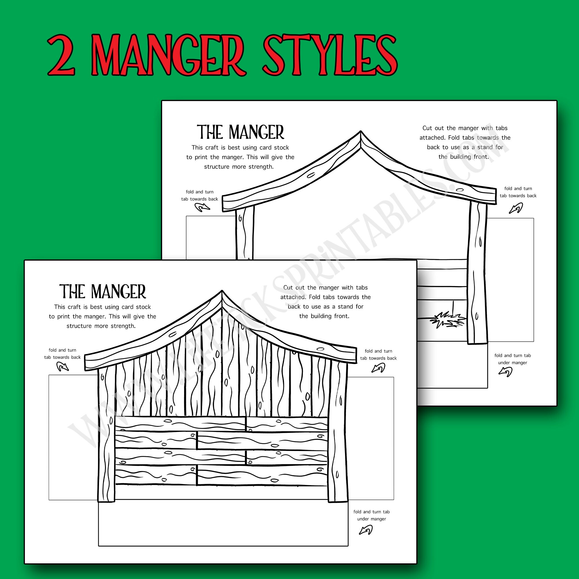 The Christmas Nativity Story Finger Puppets and Narration Coloring ...