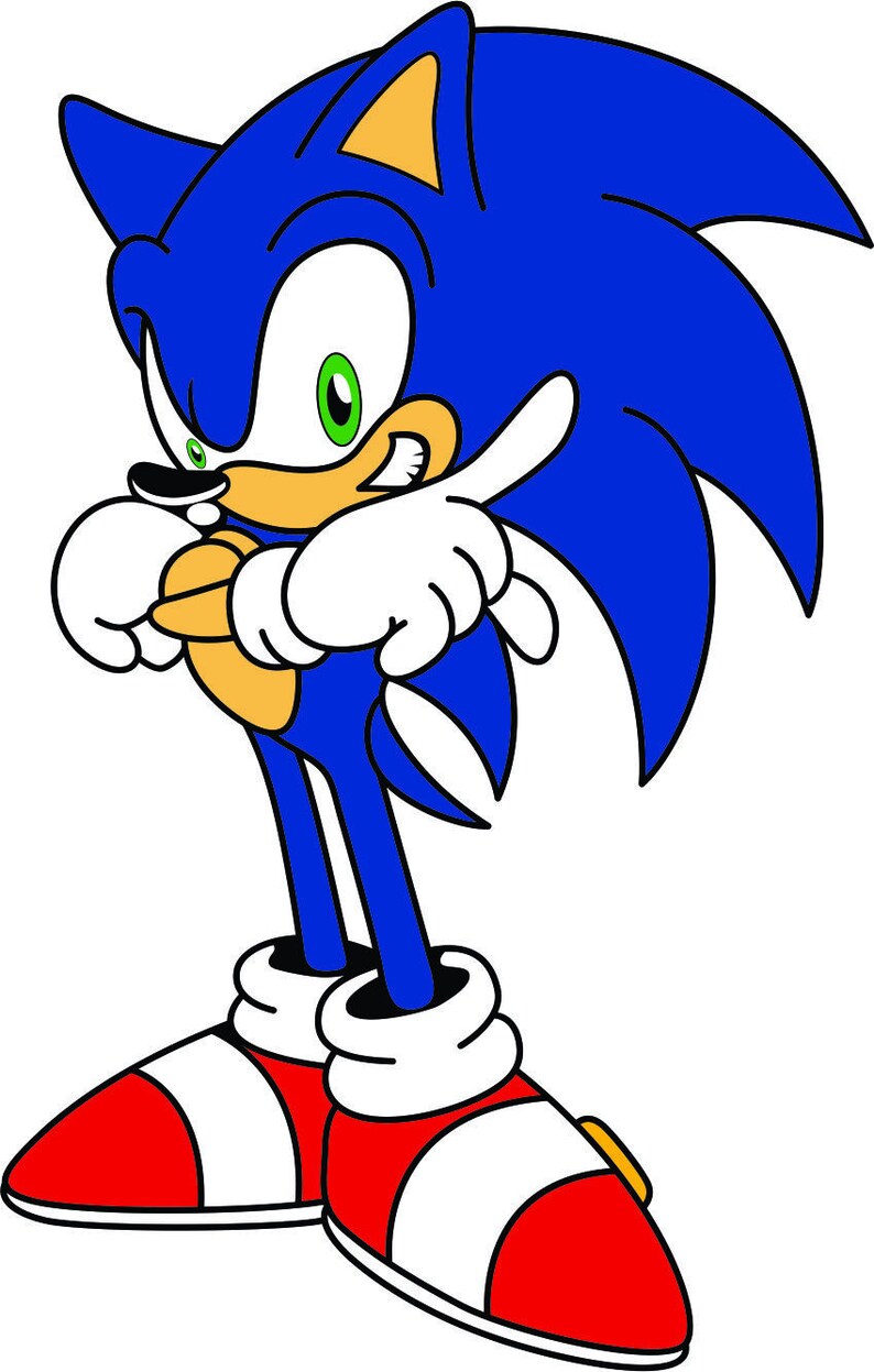 Download Art Collectibles Clip Art Sonic Design Jpg Sonic The Hedgehog Svg And More For Cricut And Silhouette