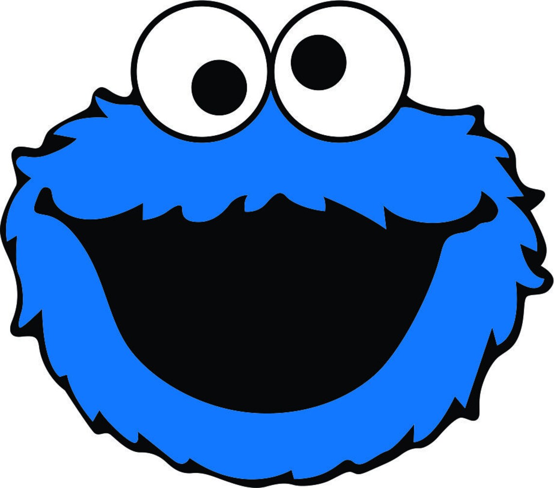 Cookie Monster SVG JPG and More for Cricut and Silhouette Etsy
