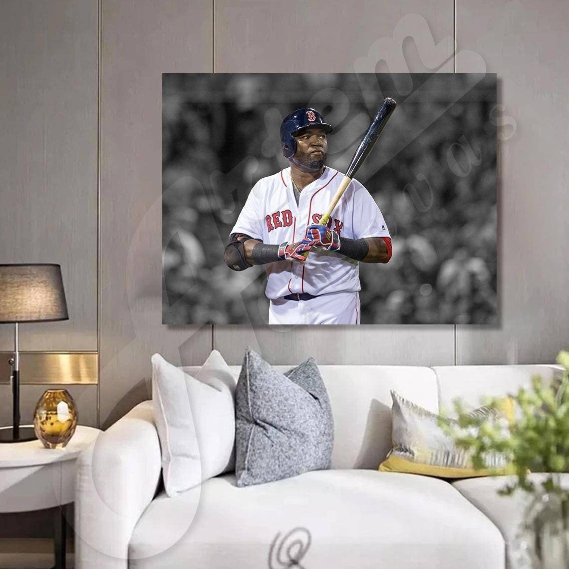 Discover David Ortiz Poster, Baseball Player Man Cave, Kids Decor