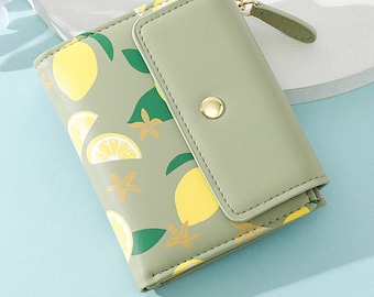 Fashion Womens Coin Purse Cartoon Lemons Limes Vintage Pouch Mini Purse Wallets Fashion Womens Coin Purse Cartoon Lemons Limes Vintage Pouch Mini Purse Wallets