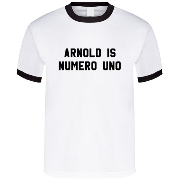 Arnold Is Numero Uno Pumping Iron Movie Replica T Shirt