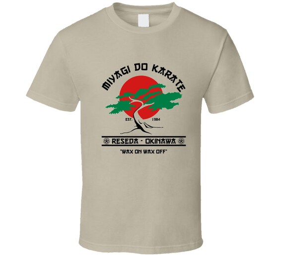 Miyagi Do Karate Kid Mr. Miyagi Daniel Movie Replica Camiseta Etsy Espana