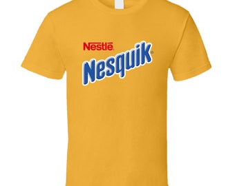 Nesquik Schokolade Milch Essen Snack Geschenk Fan T Shirt