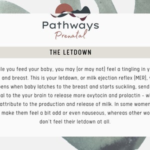 Learning to Breastfeed. PDF Printable Guide and Handout. for Mothers ...
