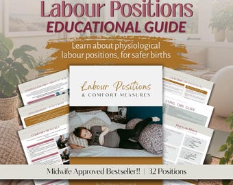 Labour Positions & Comfort Measures Guide | Bestselling Birth Resource for Birth Doulas, Midwives, Nurses and Parents