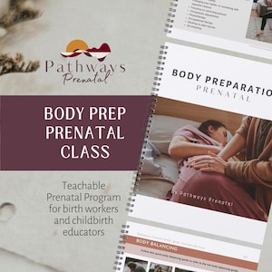 Body Preparation prenatal class. Lifetime license for doulas and childbirth educators.