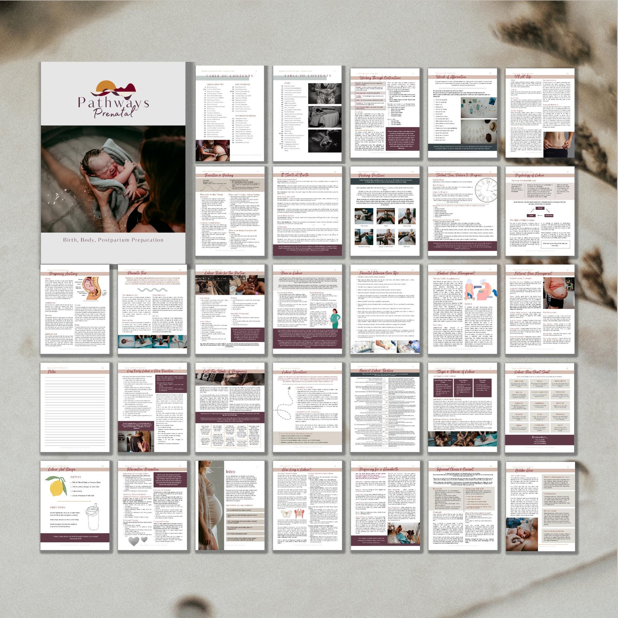 Teachable Prenatal Class Bundle: Childbirth Education Curriculum (with ...