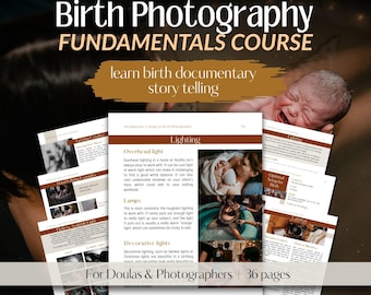 Beginner's Guide to Birth Photography for Doulas (PDF Download)