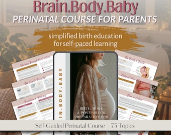 Comprehensive Prenatal Class for Parents | Phsiological Birth Education Guide | Learn About Birth, Body Prep, and Postpartum Education