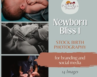 Newborn Bliss Stock Birth Photography for Doulas, Midwives, and Educators